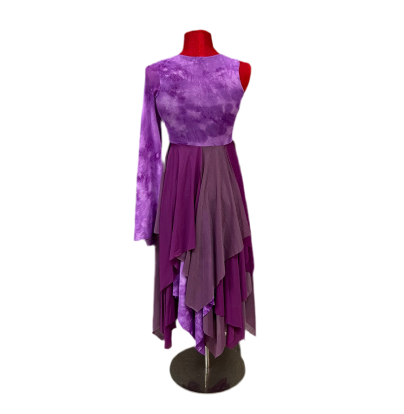 Purple Tie-Dye Mesh Worship Garment" (final sale)