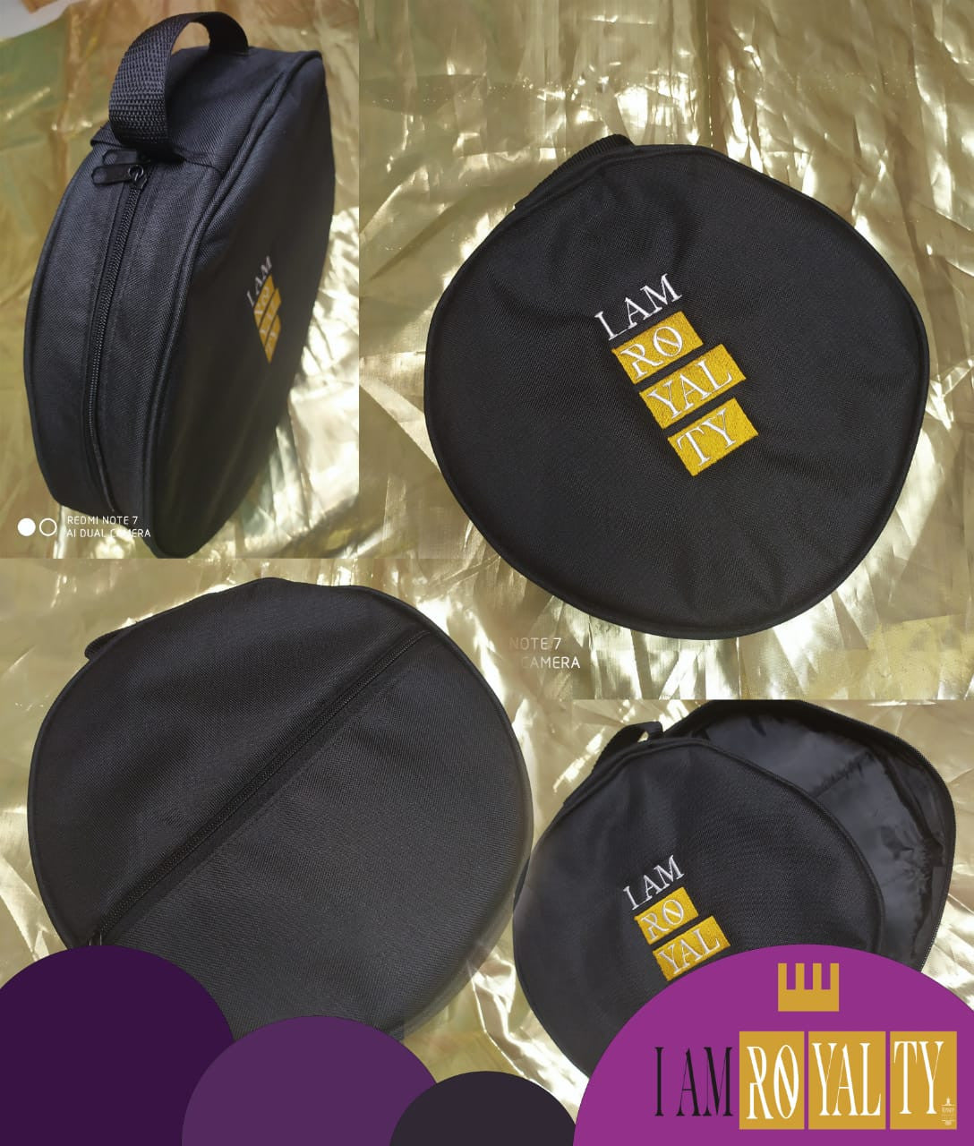 Black Tambourine Case - Collection I AM ROYALTY