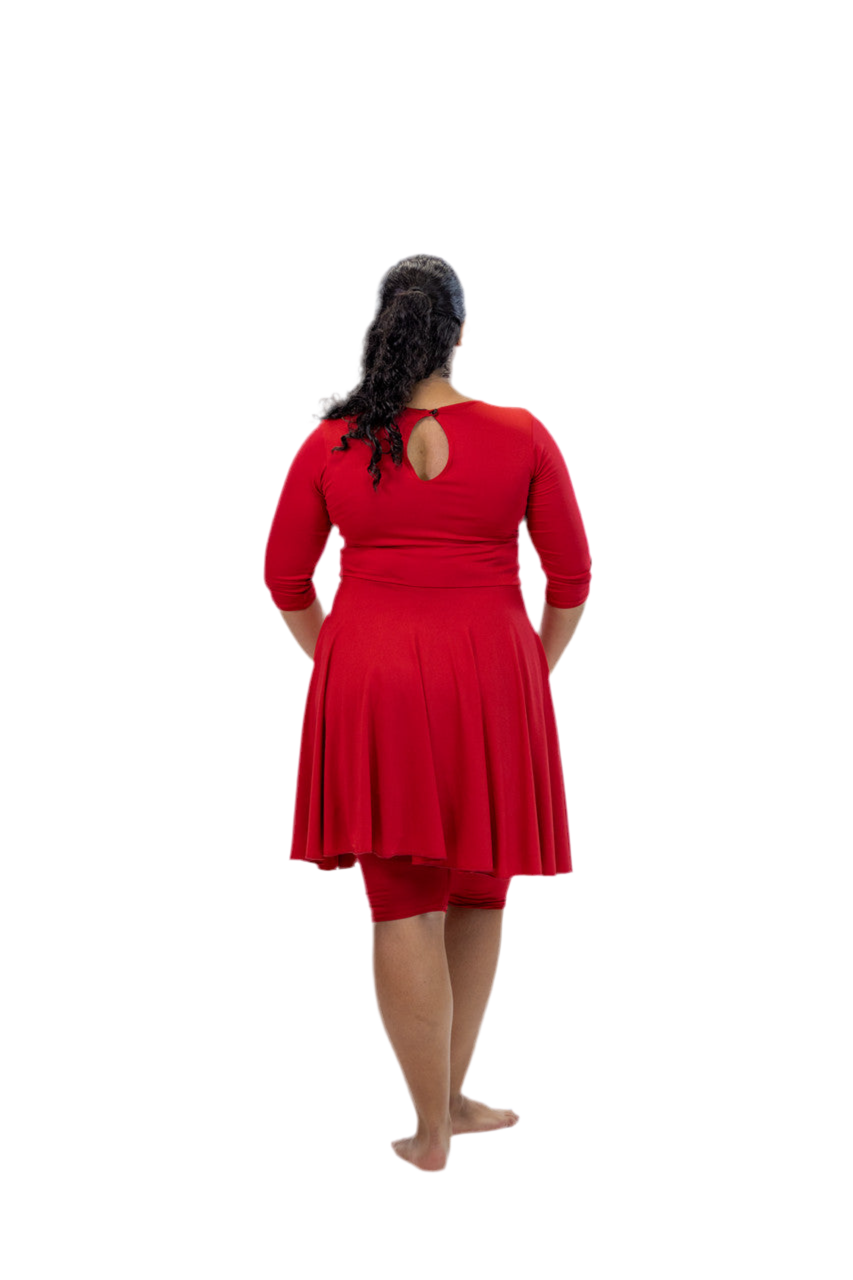 The Blood Tunic black inside red outside
