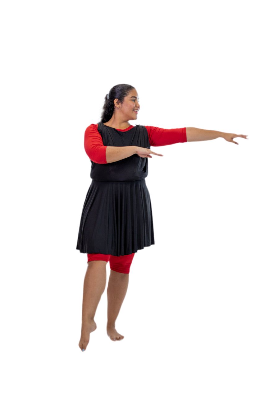 The Blood Tunic black inside red outside
