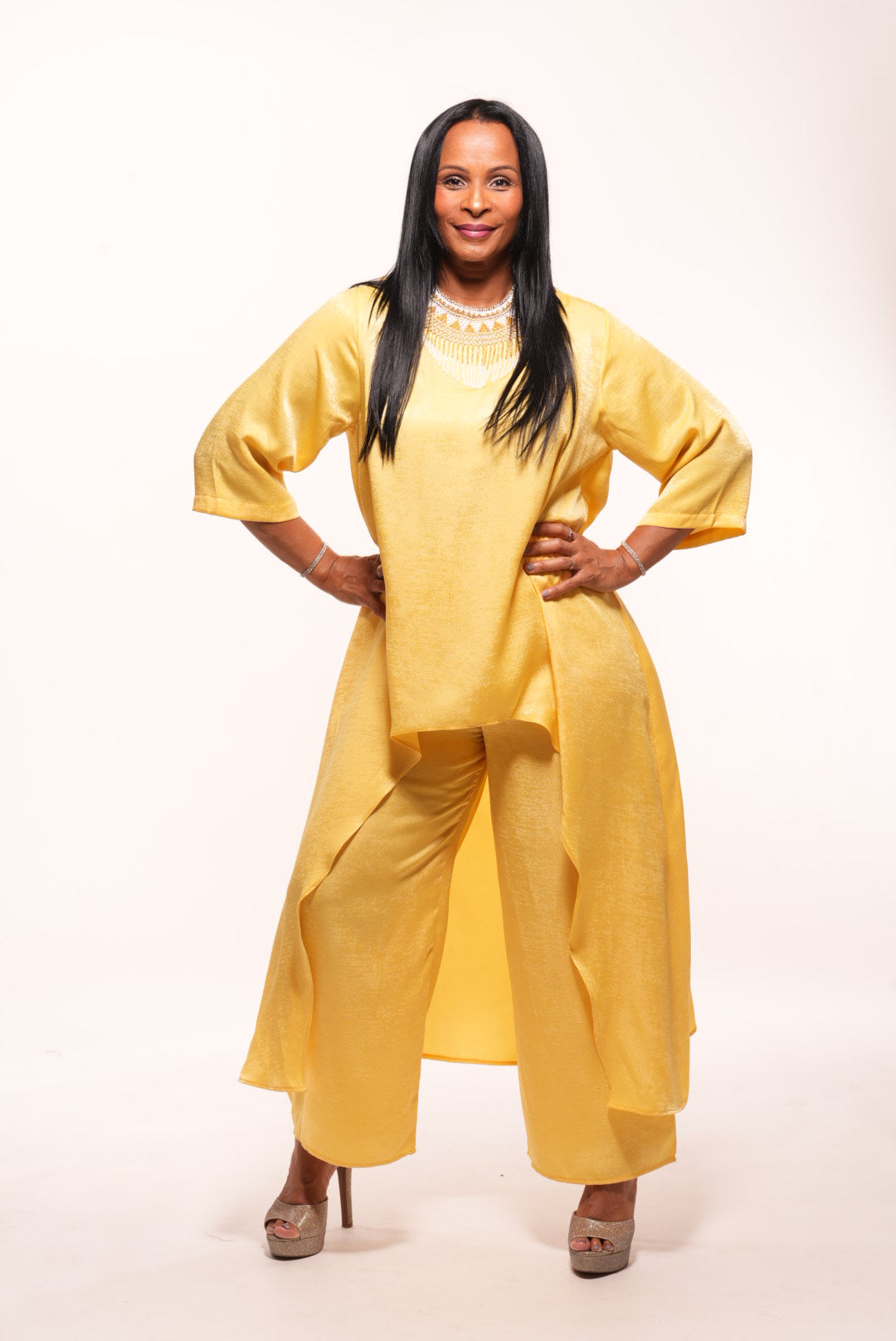 š¼ āSurrenderedā Silk Flow Top : YES Collection