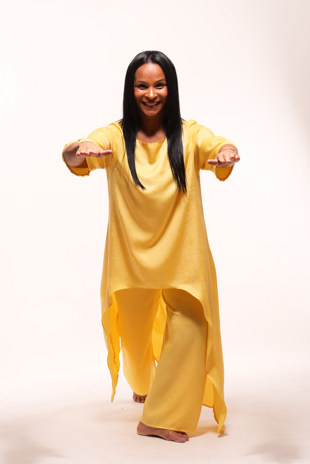 š¼ āSurrenderedā Silk Flow Top : YES Collection