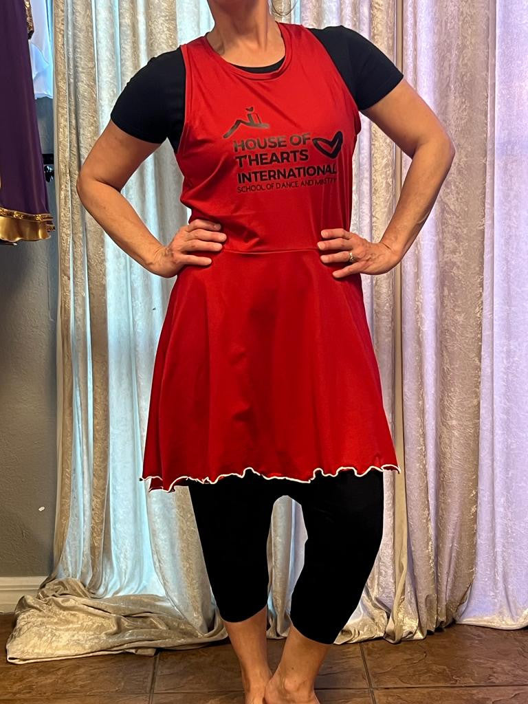 HOTAI School Lycra Tunic – Official Uniform (Red)