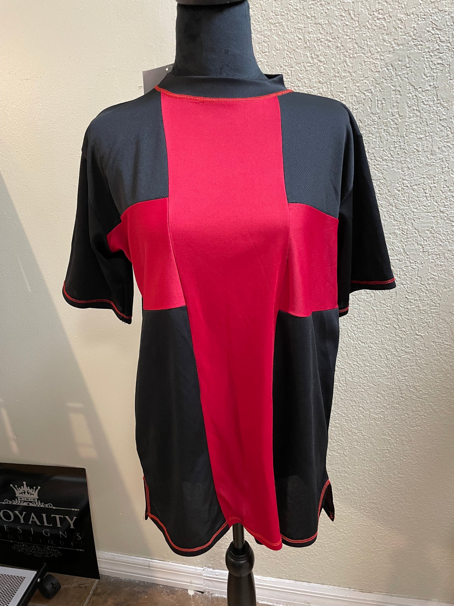 Red and Black Male Tunic