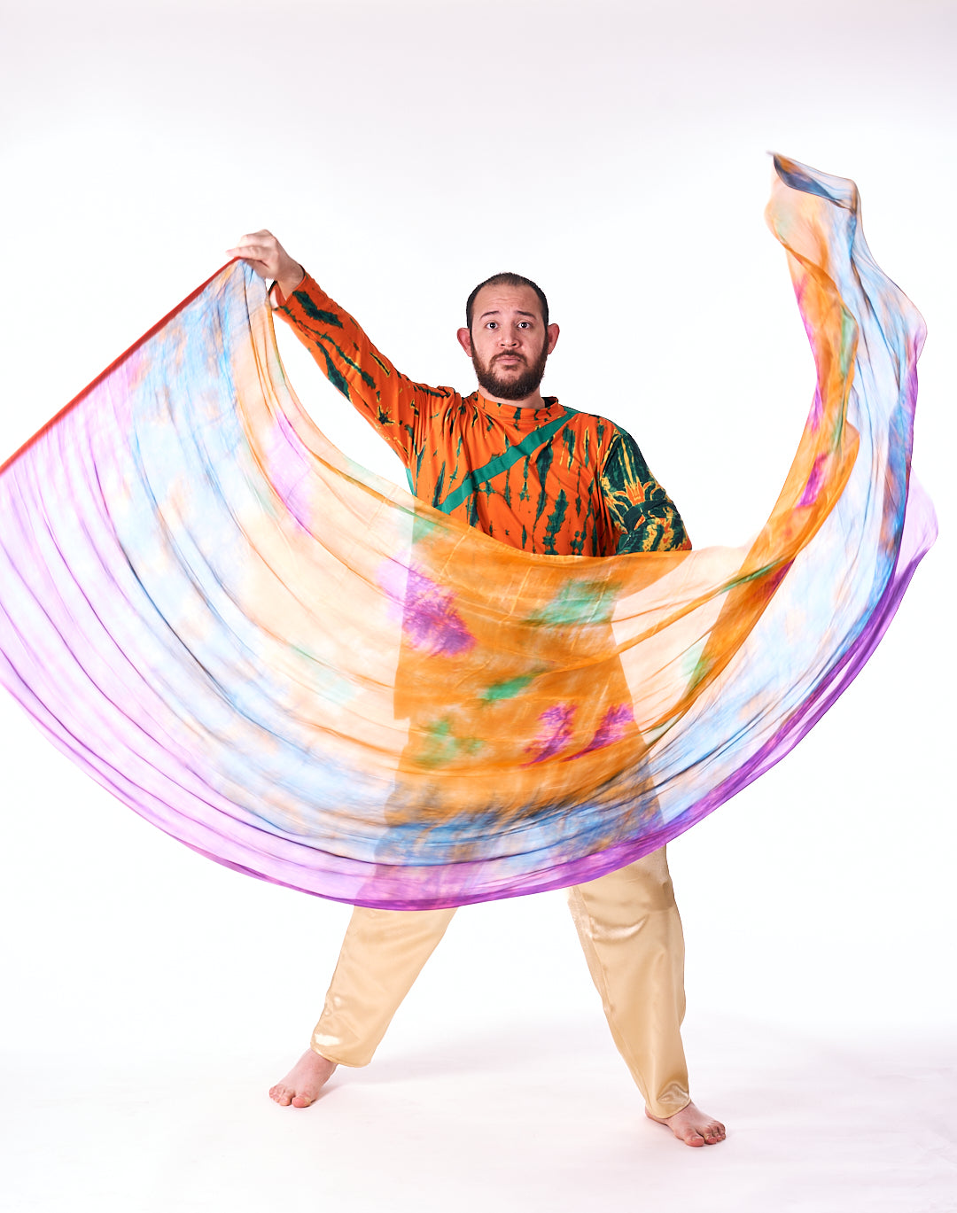 Large Silk Flex Praise Flag (Solid & Multicolor)