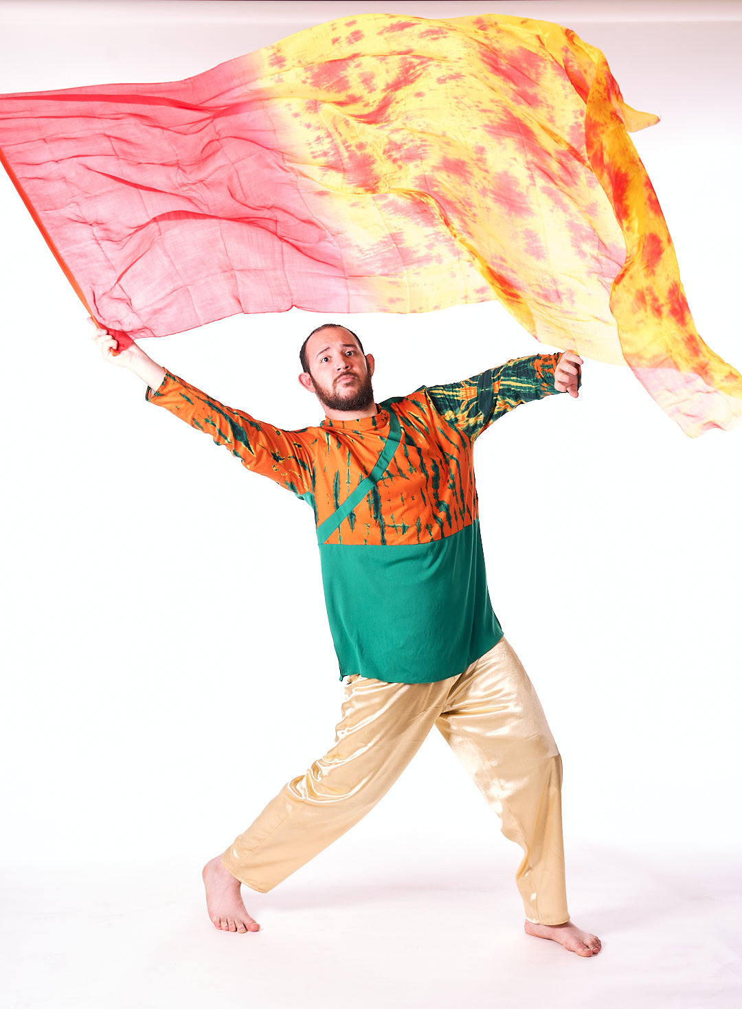 Large Silk Flex Praise Flag (Solid & Multicolor)