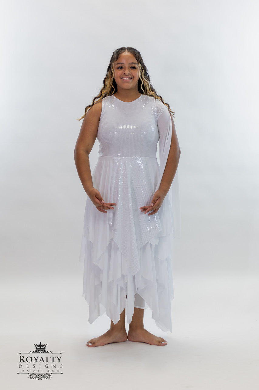 White Revival Dance Tunic
