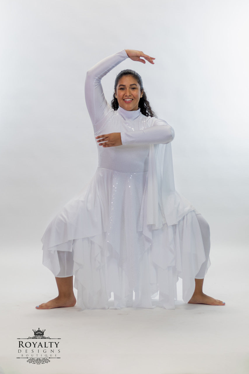 White Revival Dance Tunic