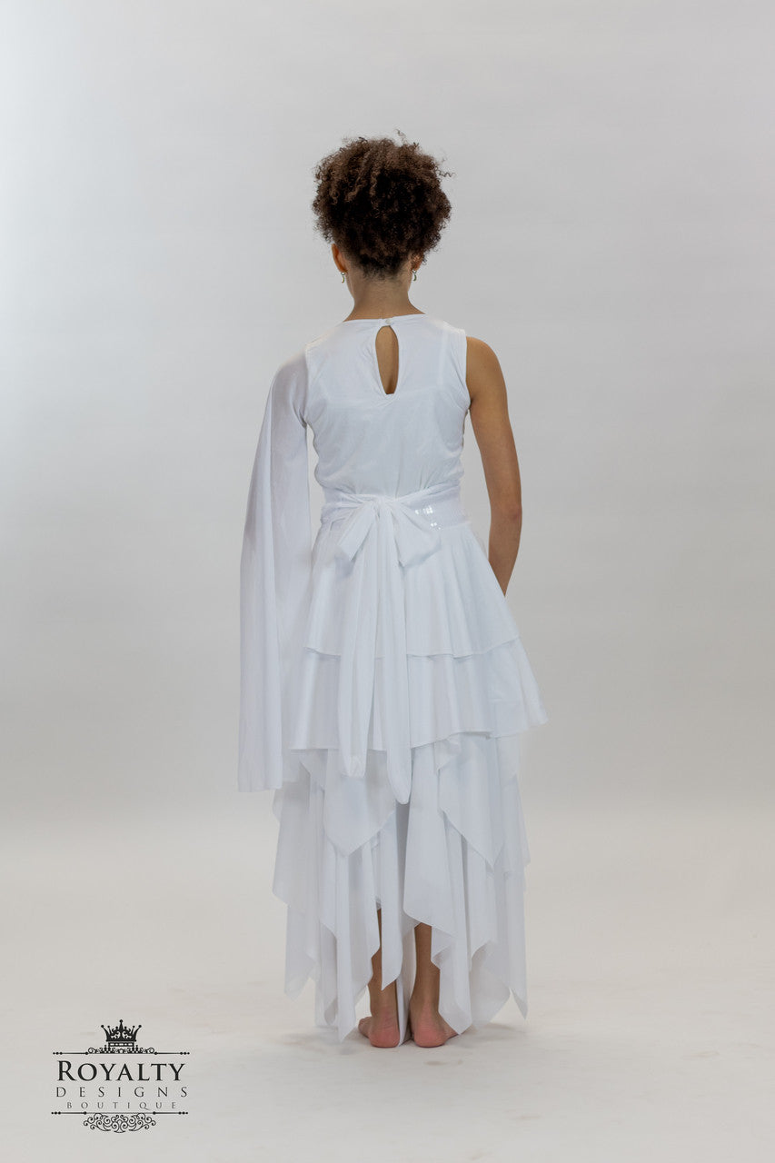 White Revival Dance Tunic
