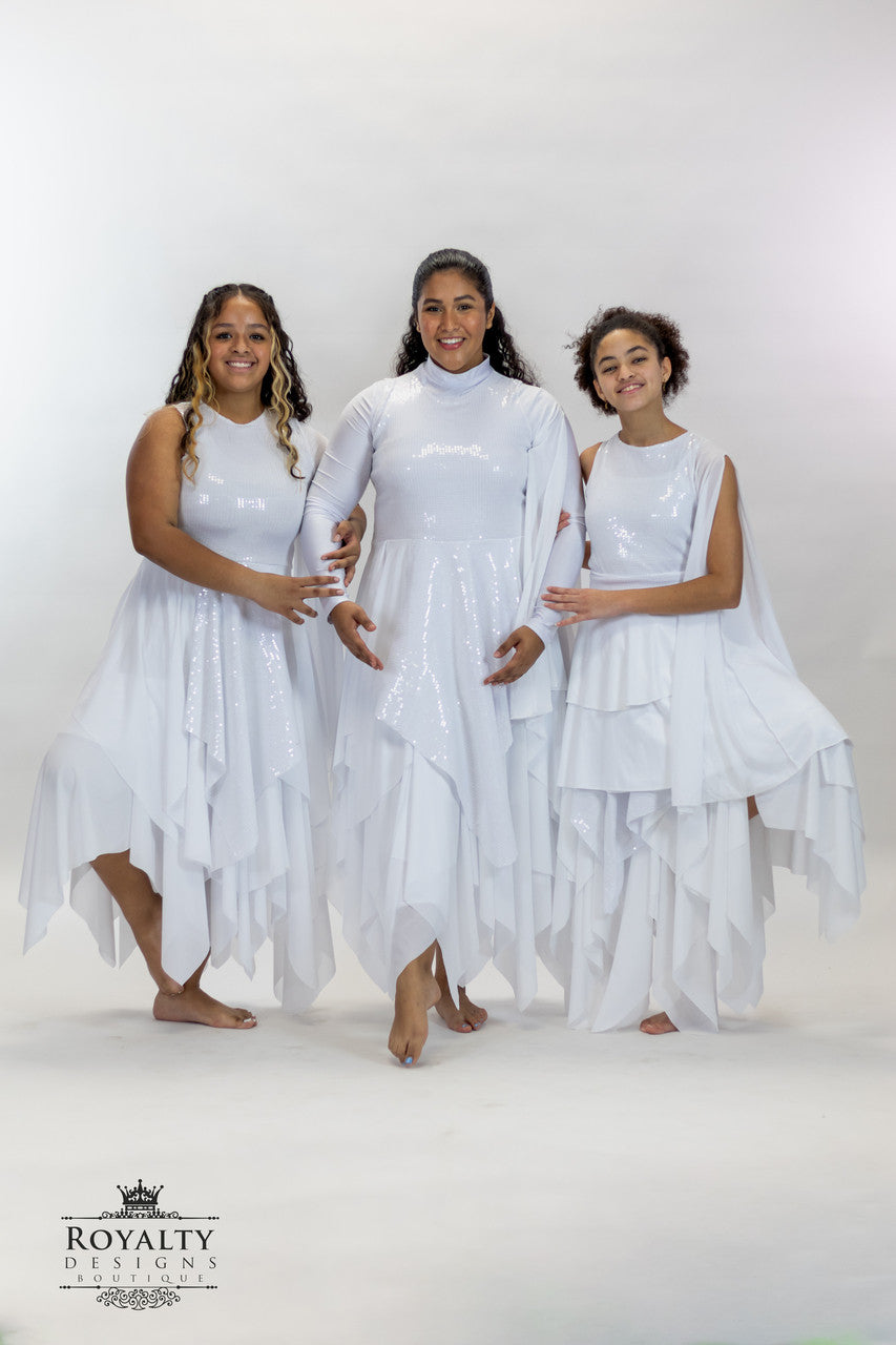 White Revival Dance Tunic