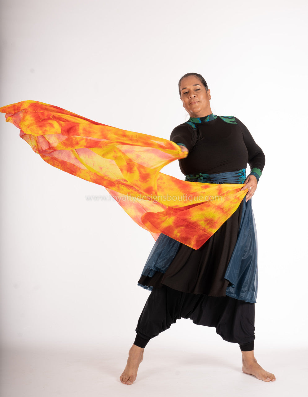 Praise Silk Fire Veil
