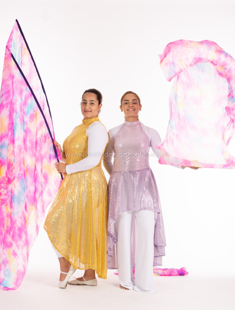 Hi-Low Sequin Worship Tunic – Shimmery Stretch Fabric (Final Sale)
