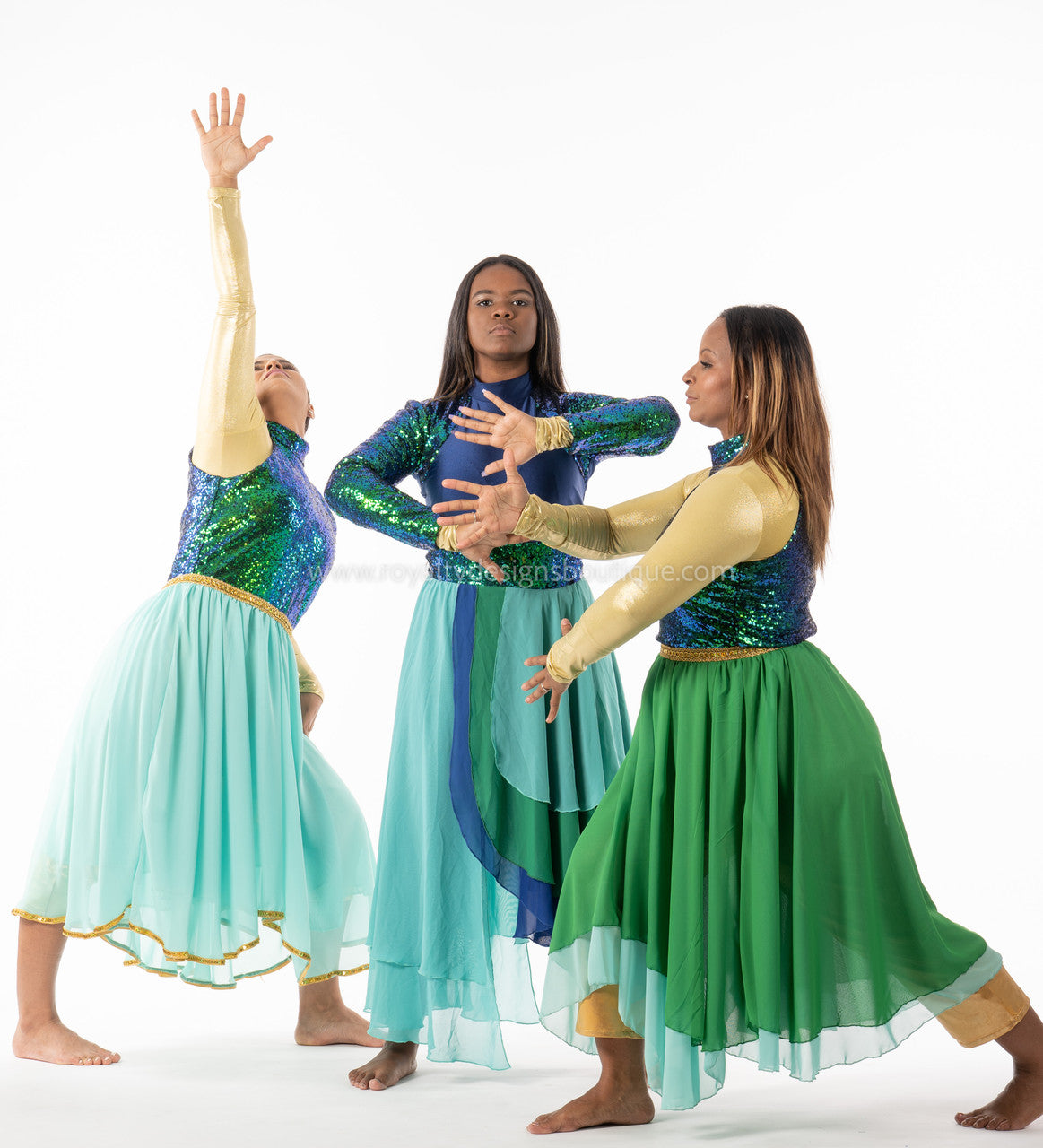 Teal and River Green Sequin Elegant Dress – RIVERS Collection