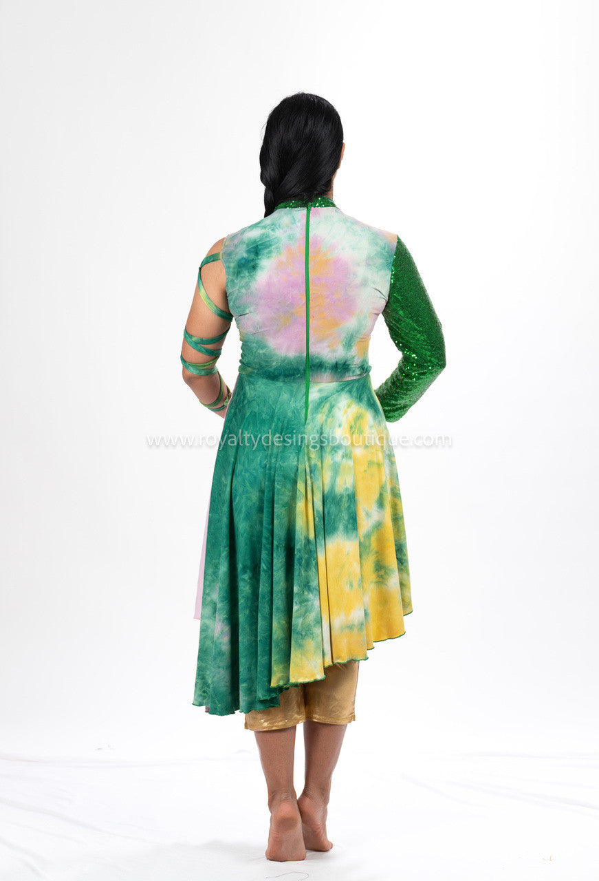 Ascend Collection – Garden of Praise Lycra & Chiffon Worship Tunic (Final Sale)