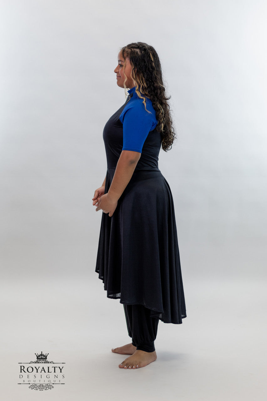 Black and Blue Tunic ( Final Sale ! )