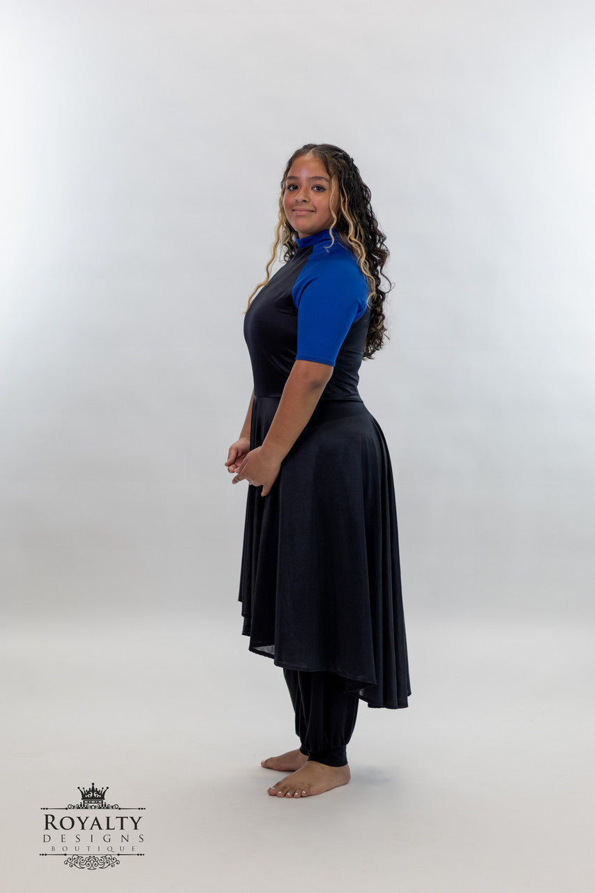 Black and Blue Tunic ( Final Sale ! )