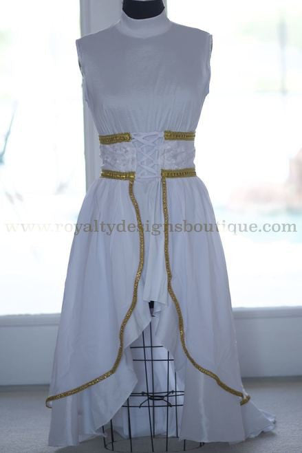 Eva Overlay Chiffon Skirt with Gold Trim – Custom Chiffon Colors Available - Must Popular