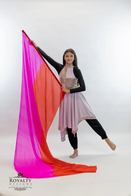 Large Silk Flex Praise Flag (Solid & Multicolor)