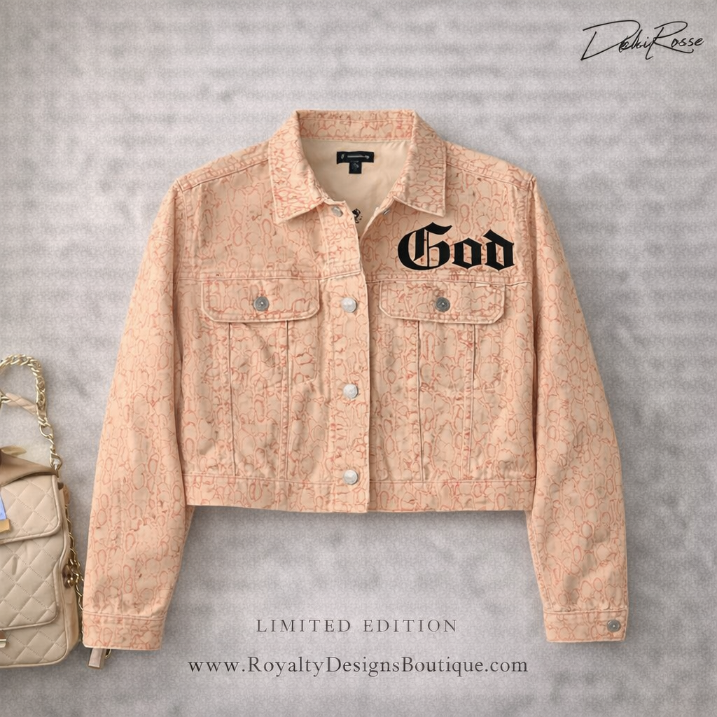 God is Crazy about You - Jean Jacket  I Limited Edition