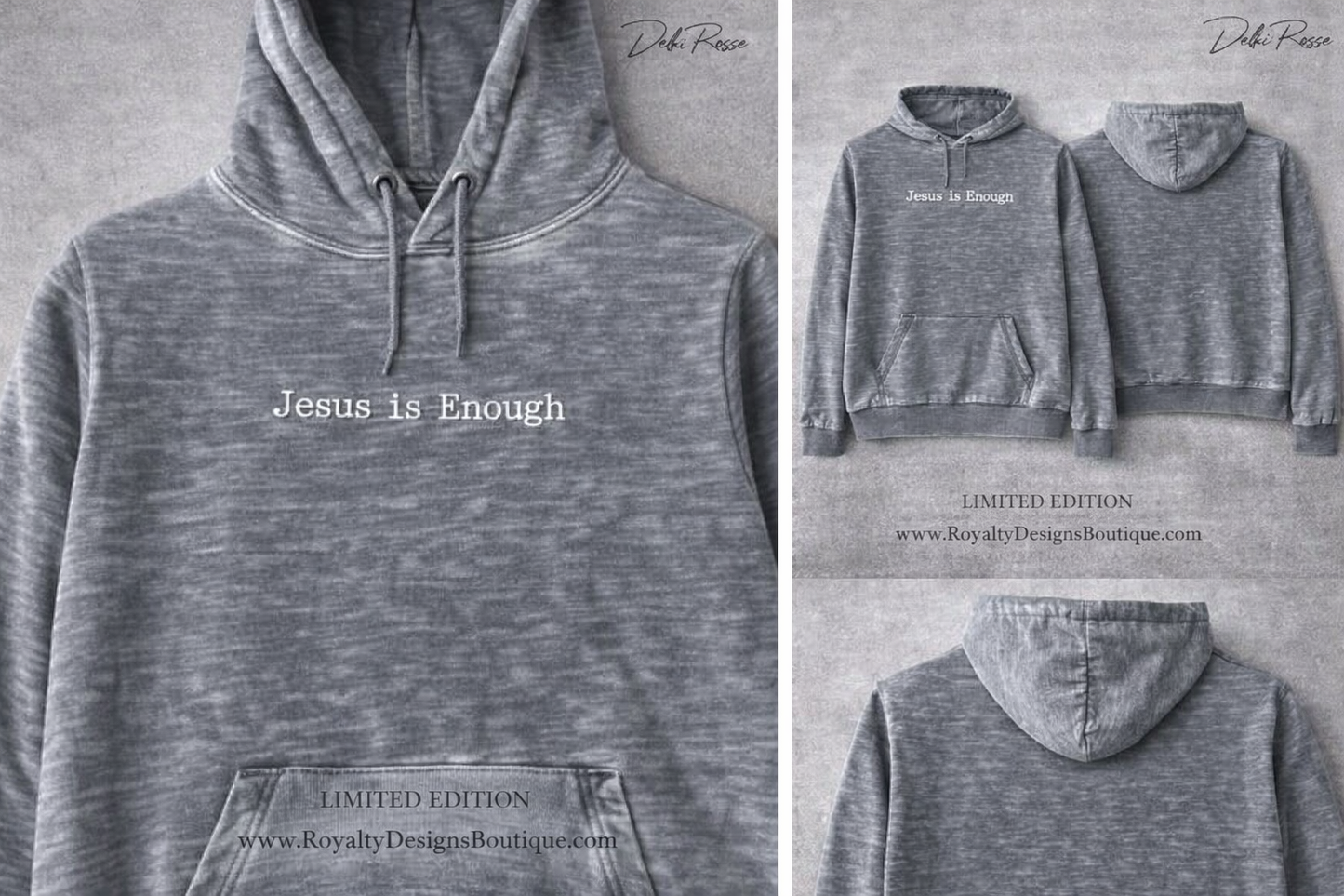 Jesus in Enough - Hoodie  I Limited Edition