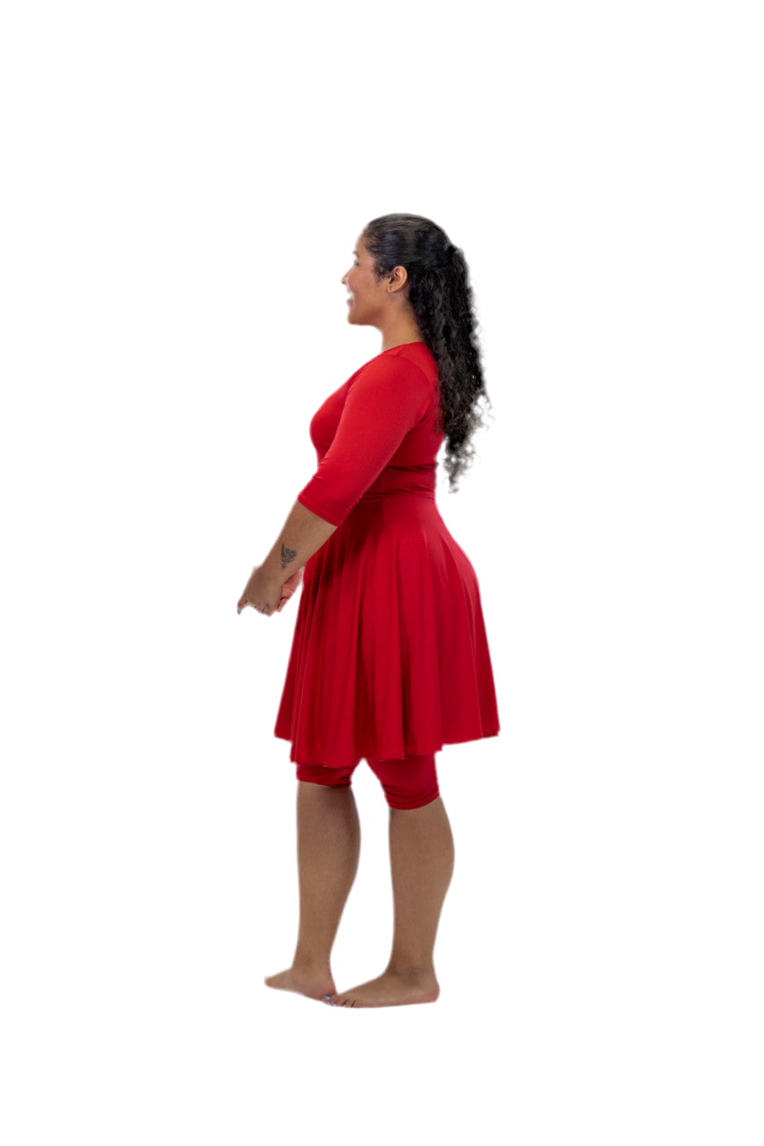 The Blood Tunic black inside red outside [FINAL SALE]