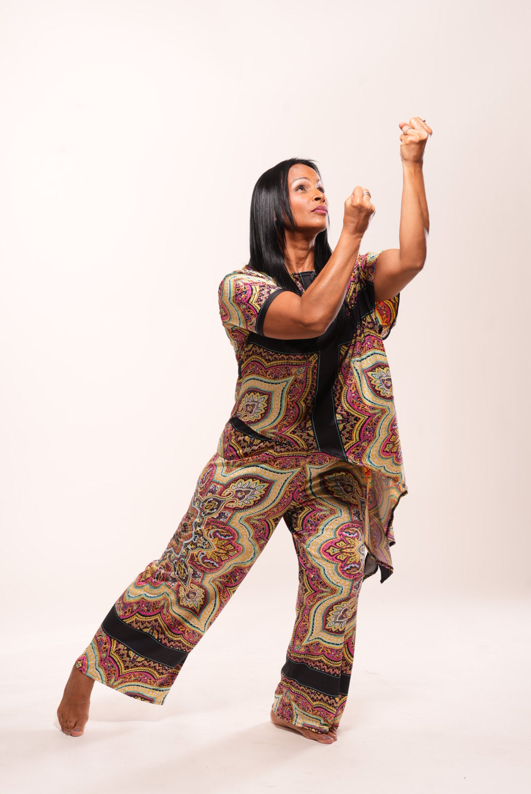 ✝️ “Consecrated” Straight Lycra Pants : YES Collection