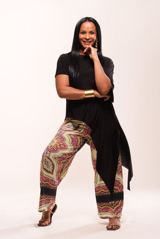 ✝️ “Consecrated” Straight Lycra Pants : YES Collection