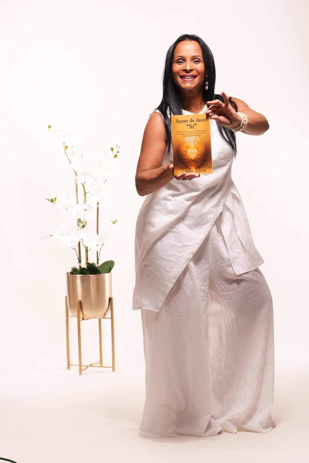 "Whole in Him” Linen Top