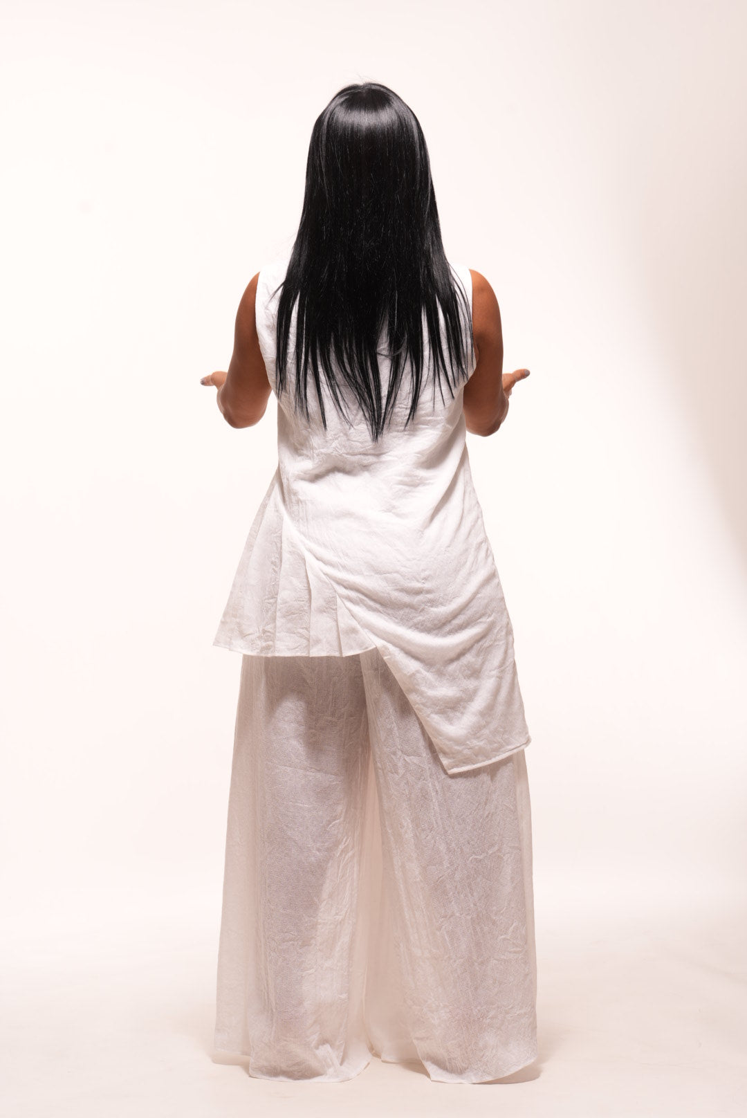 "Whole in Him” Linen Top