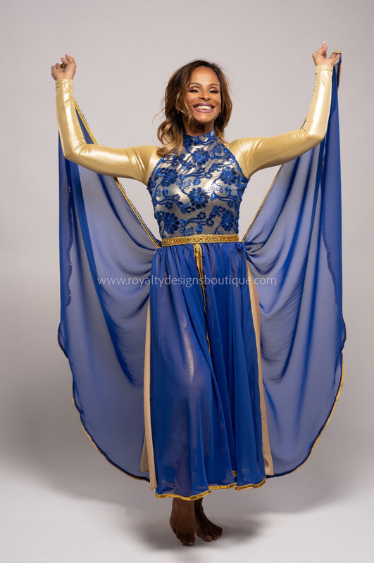 Princess Praise Dance Dress in Sequin and Chiffon | Available in Multiple Colors I Princess Collection