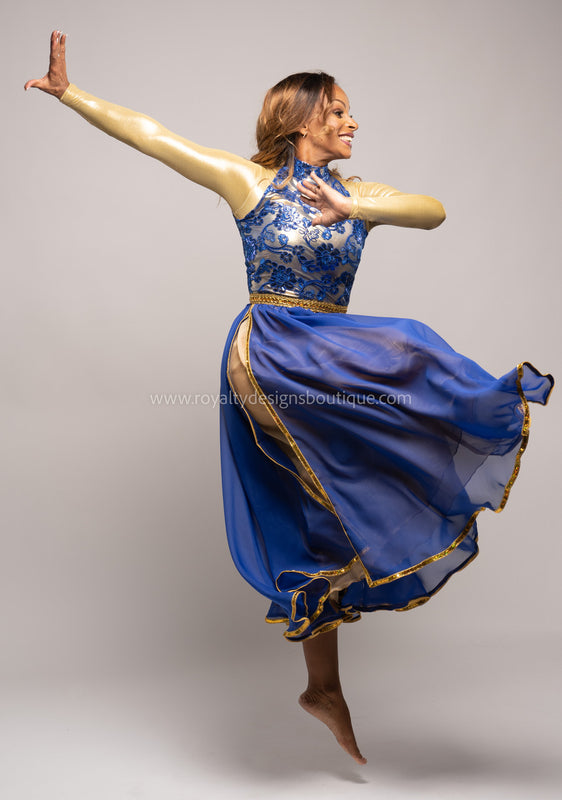 Princess Praise Dance Dress in Sequin and Chiffon