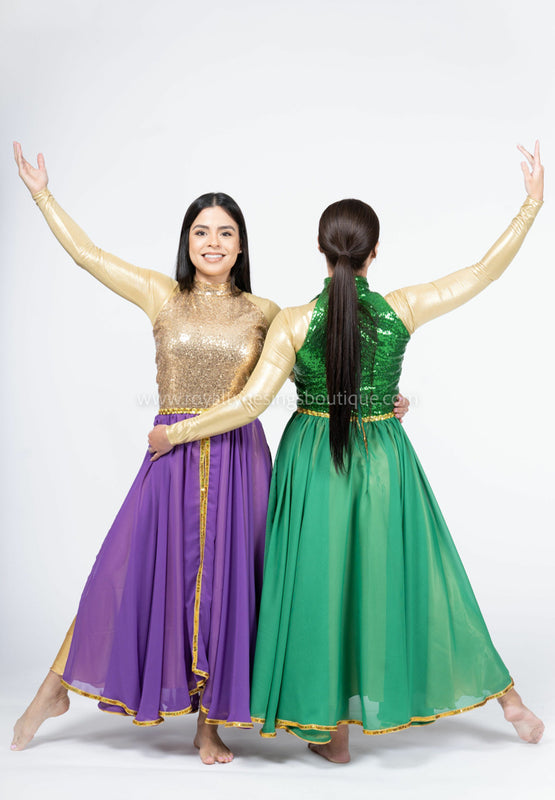 Princess Praise Dance Dress in Sequin and Chiffon | Available in Multiple Colors I Princess Collection