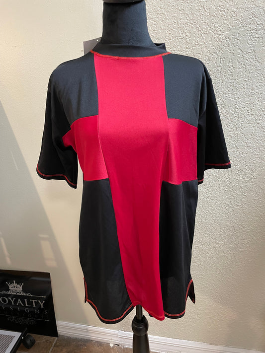 Red and Black Male Tunic