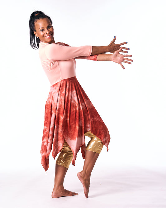 IGNITE Freedom – Handkerchief Hem Lycra Praise Dance Tunic