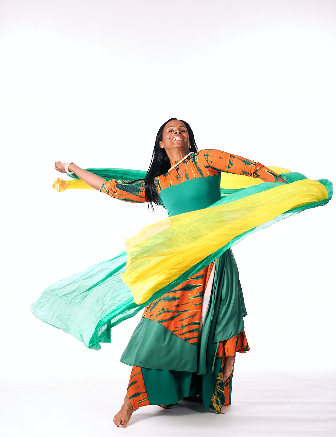 Throw Streamer - Silk Flower Praise & Worship Dance  | Colors Vary