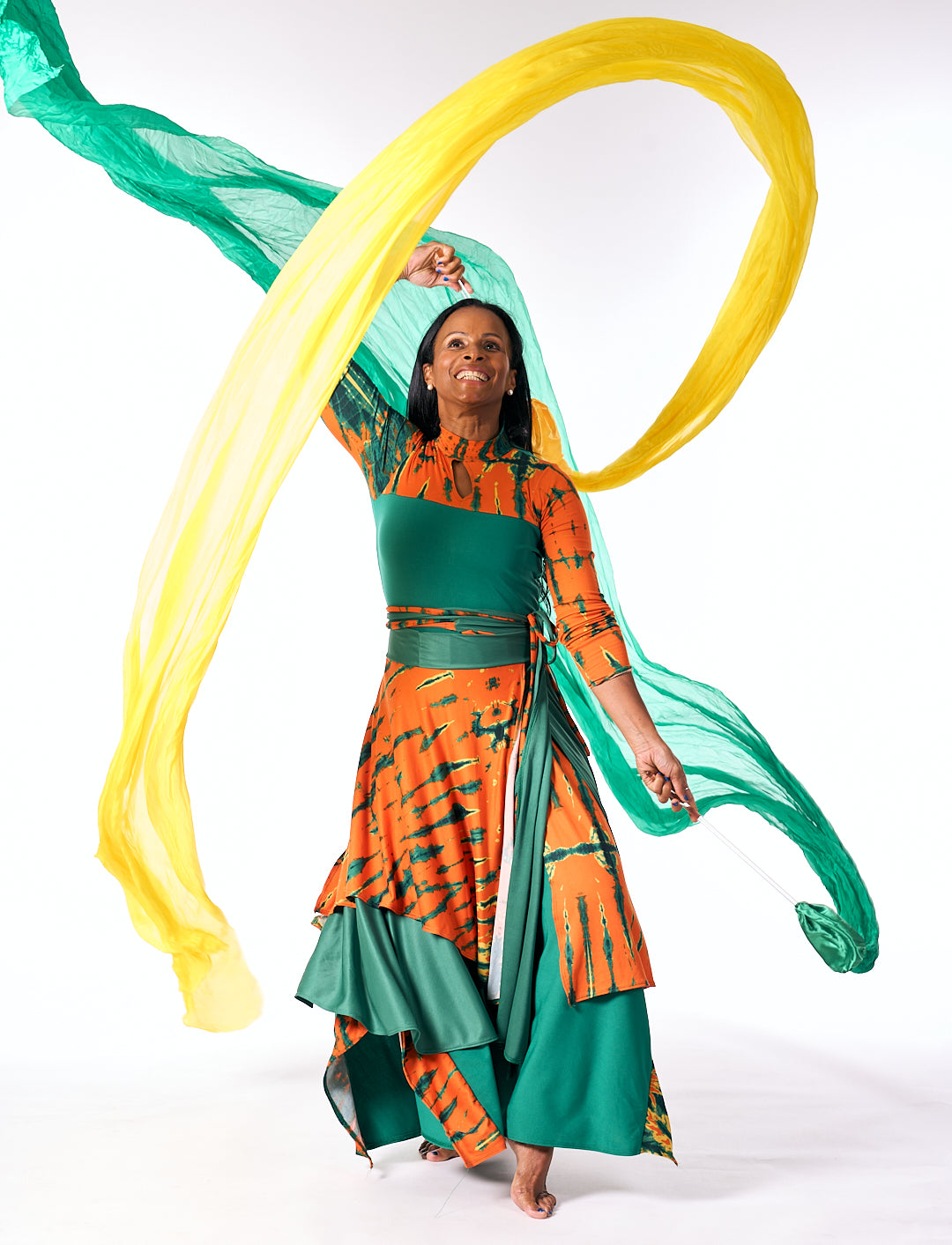 Throw Streamer - Silk Flower Praise & Worship Dance  | Colors Vary