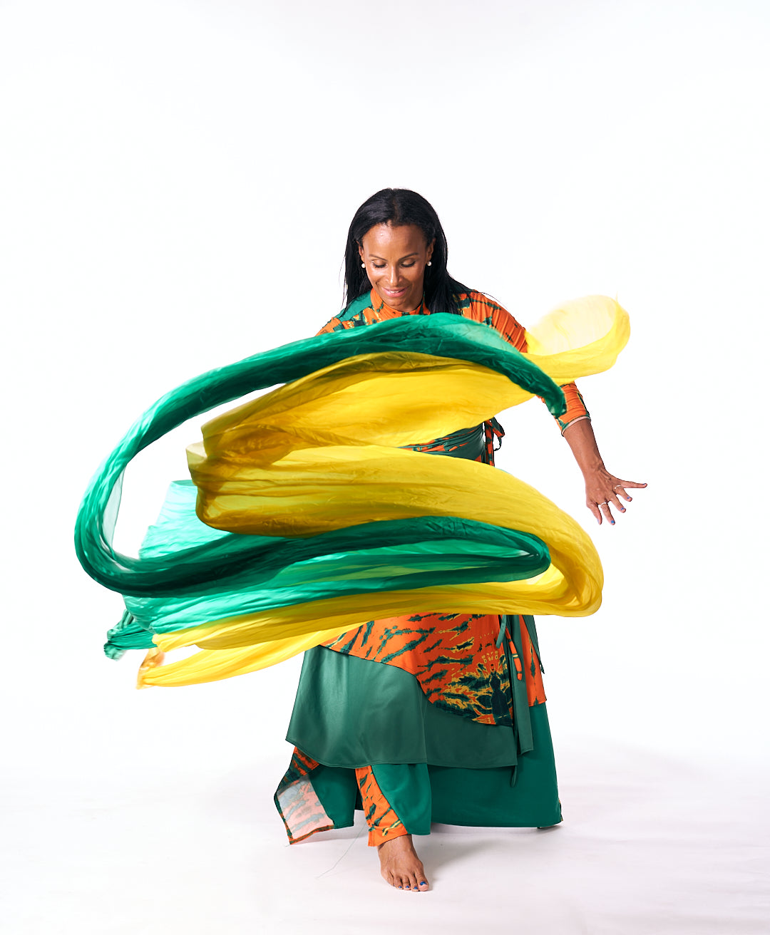 Throw Streamer - Silk Flower Praise & Worship Dance  | Colors Vary