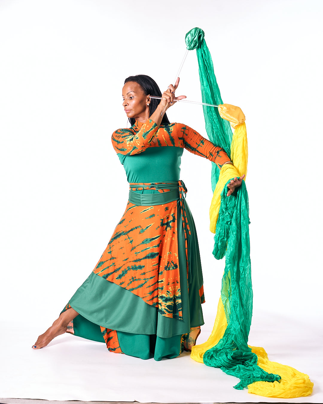 Throw Streamer - Silk Flower Praise & Worship Dance  | Colors Vary