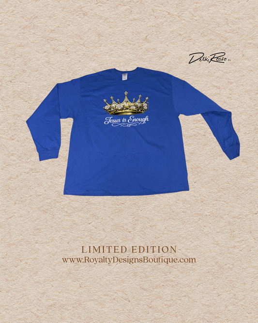 Jesus is ENOUGH - God don't bless my MESS | Long sleeve T-shirts I Limited Edition