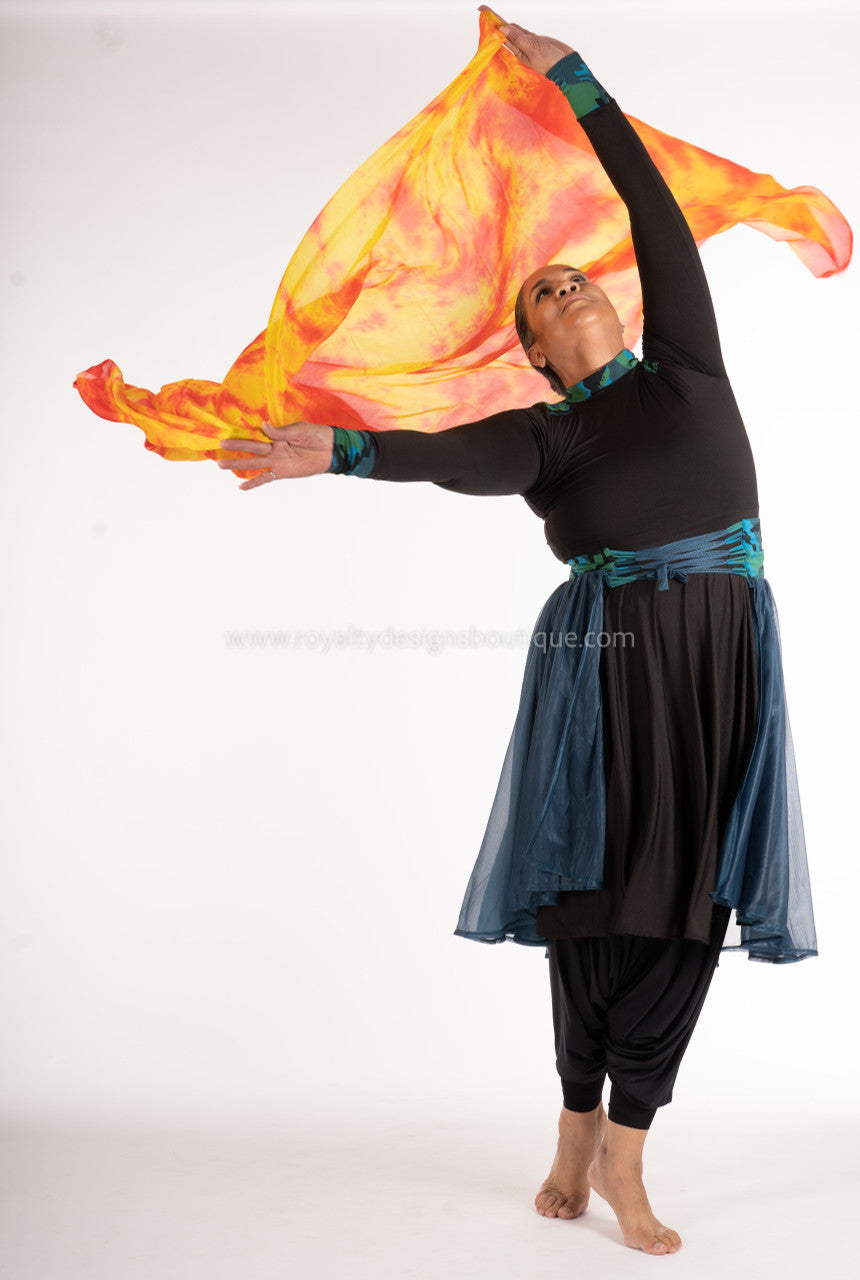 Praise Silk Fire Veil