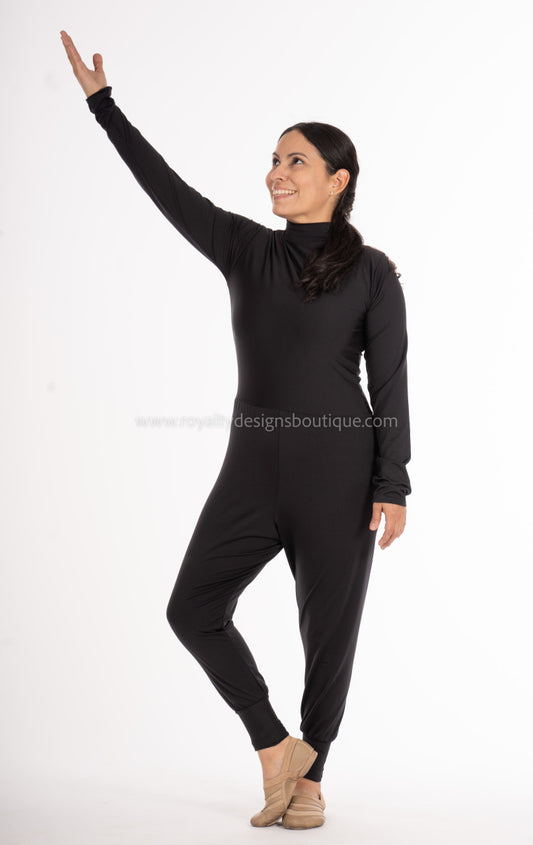 Capri Unitard – Stretch Satin Praise & Worship Dancewear