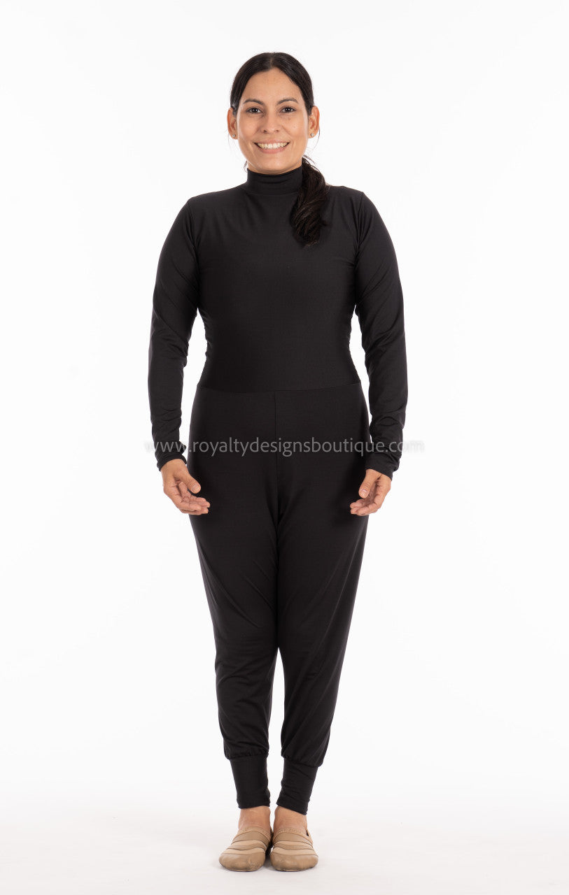 Capri Unitard – Stretch Satin Praise & Worship Dancewear