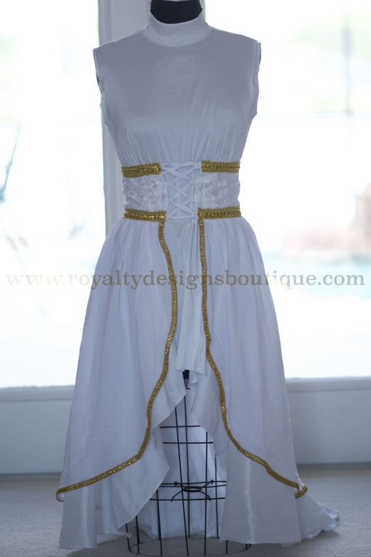 Eva Overlay Chiffon Skirt with Gold Trim – Custom Chiffon Colors Available - Must Popular