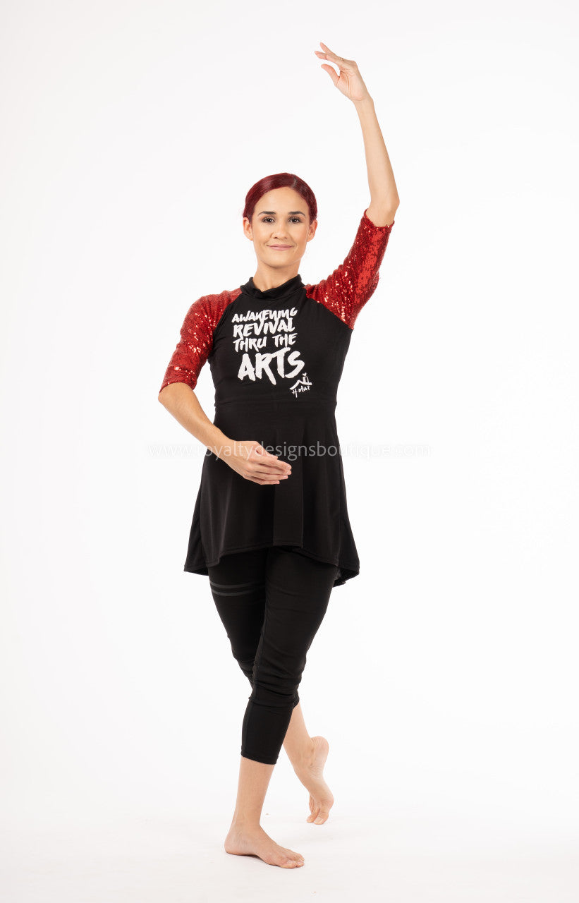Mid Sleeve Sequin HOTAI Uniform Ephod
