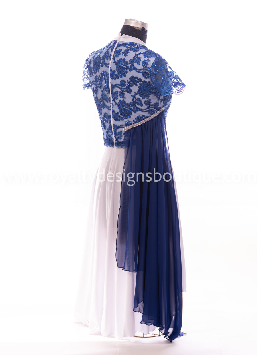 Eden Bloom Dance Tunic | Lycra & Chiffon – Kingdom Covenant Collection
