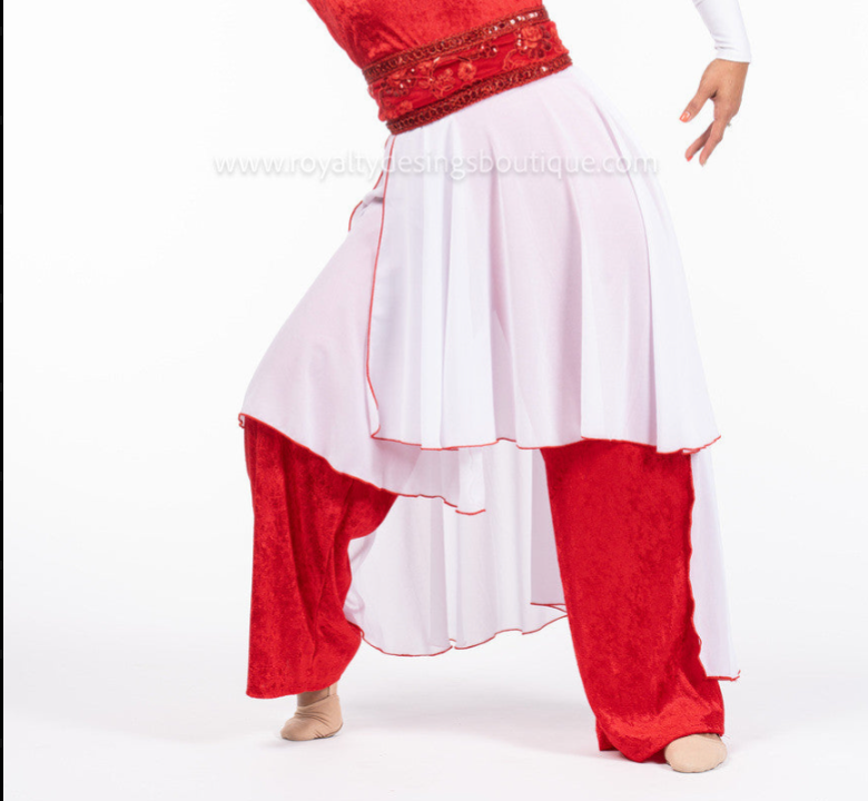 White lycra skirt - deeper